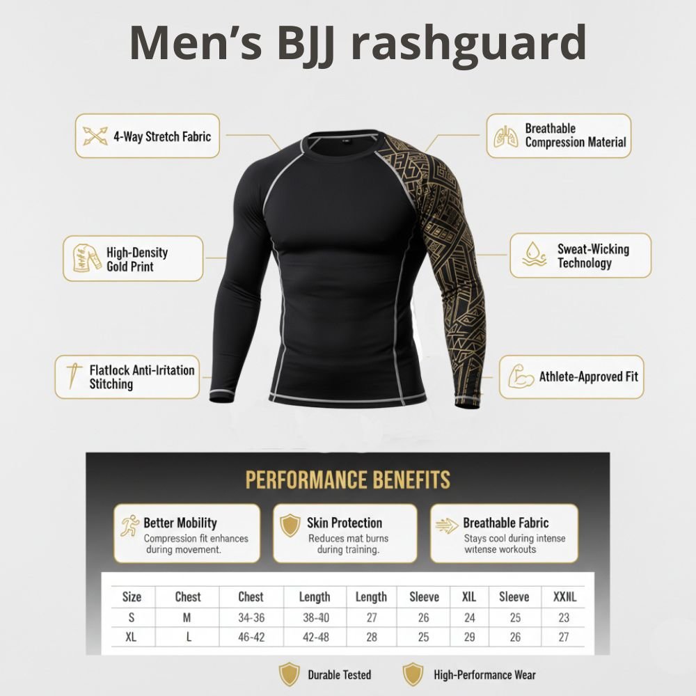 Men’s BJJ rashguard - Image 6