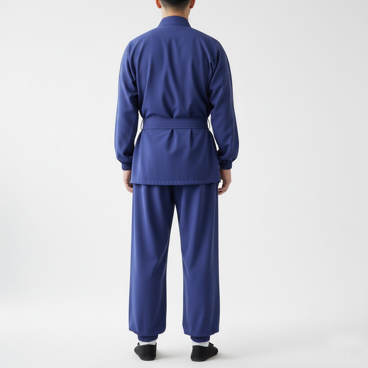 Premium Dark Blue Kung Fu Uniform - Image 4