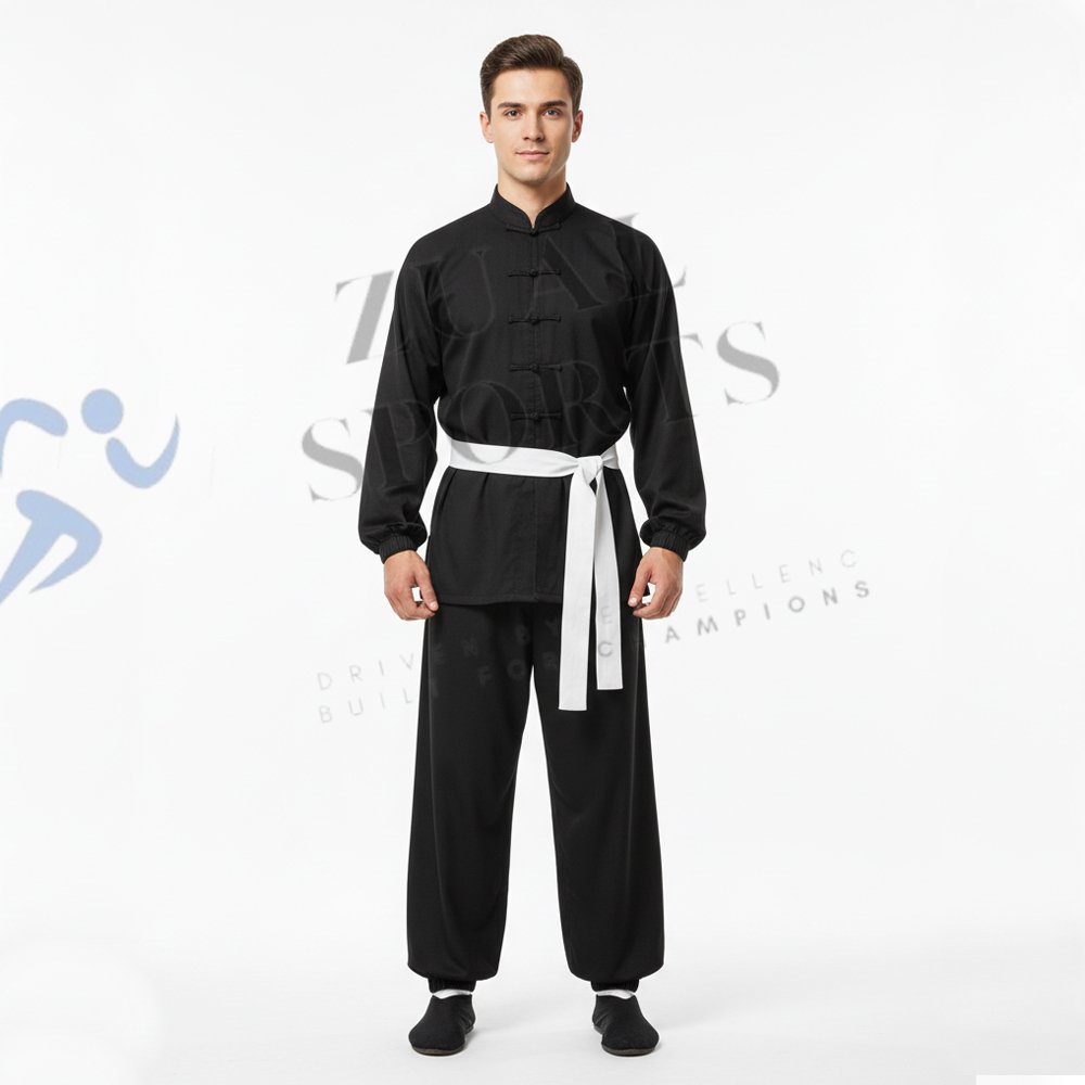Premium Black Kung Fu Uniform