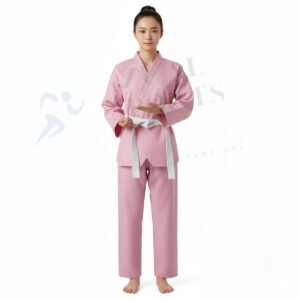 Pink Taekwondo Uniform for Girls