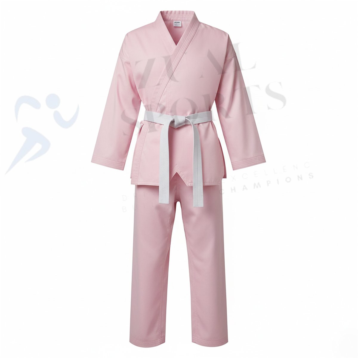 Pink Taekwondo Uniform for Girls - Image 7