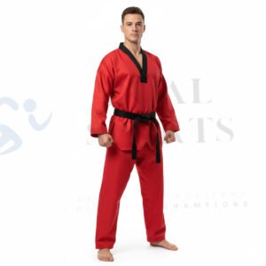 EliteStrike Red Taekwondo Dobok