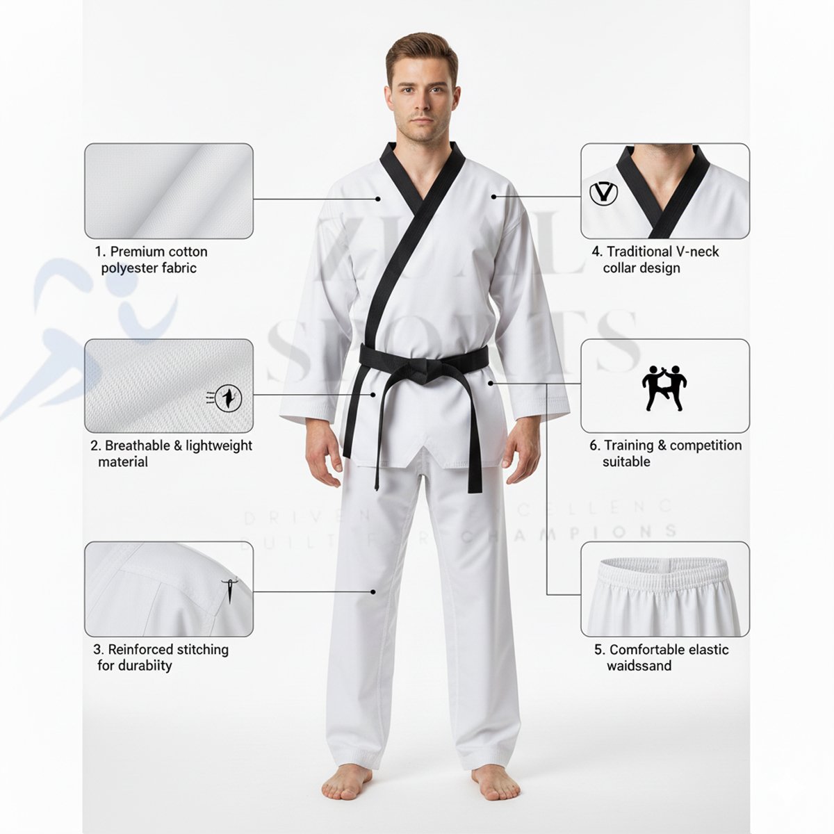 EliteStrike Taekwondo Dobok - Image 2