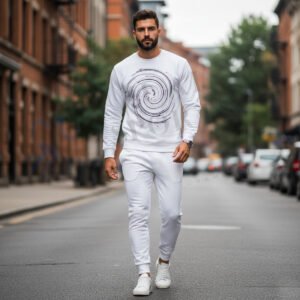 Men’s White Tracksuit