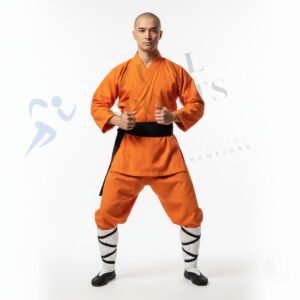 Shaolin Kung Fu Uniform Orange