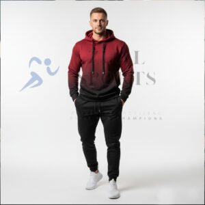 Men’s Gradient Hoodie Tracksuit