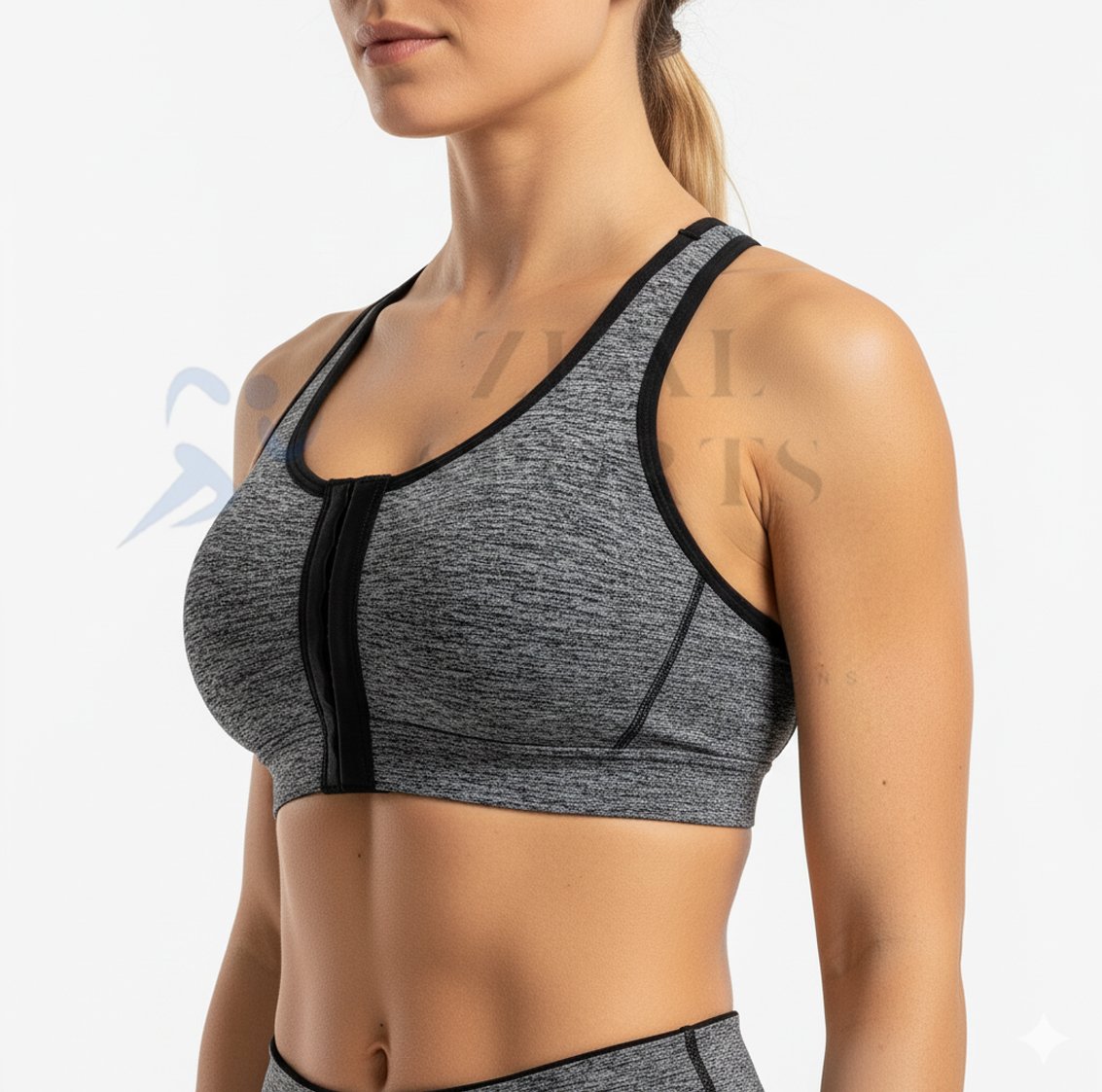Women Front Closure Sports Bra - Image 3