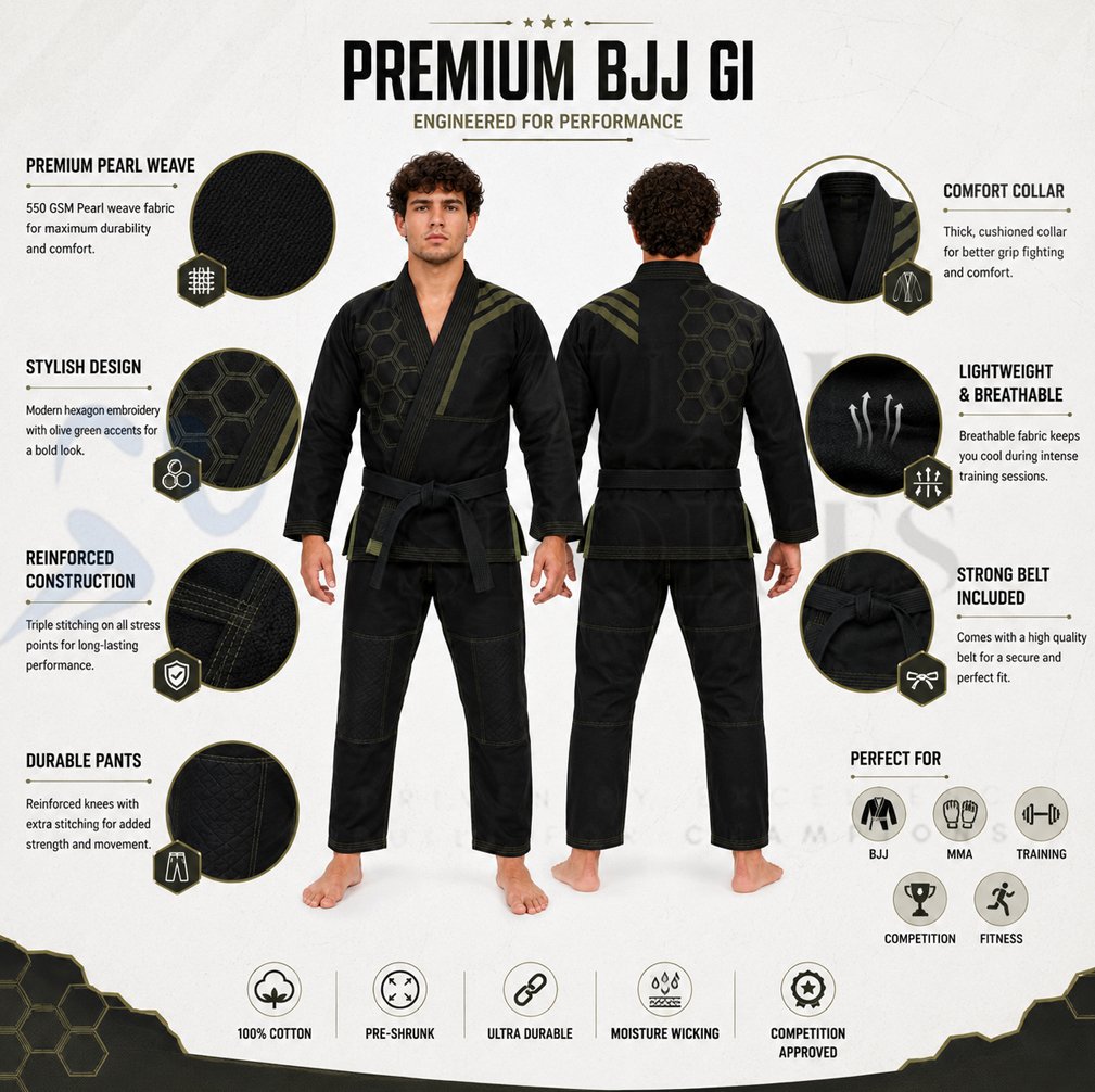 Premium BJJ Gi for Men - Image 2