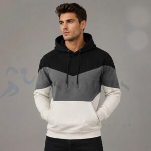 Men’s Color Block Pullover Hoodie