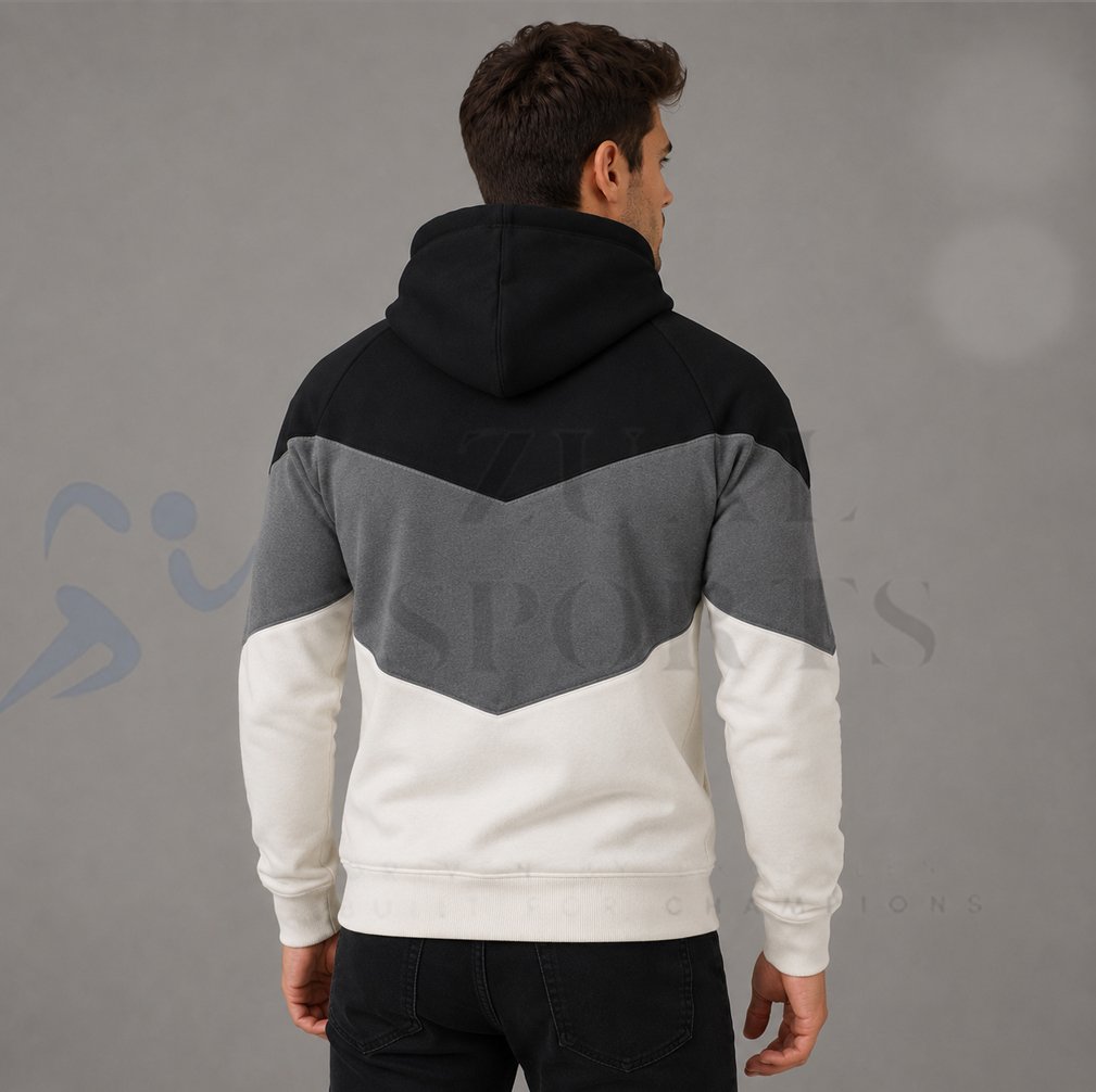 Men’s Color Block Pullover Hoodie - Image 5