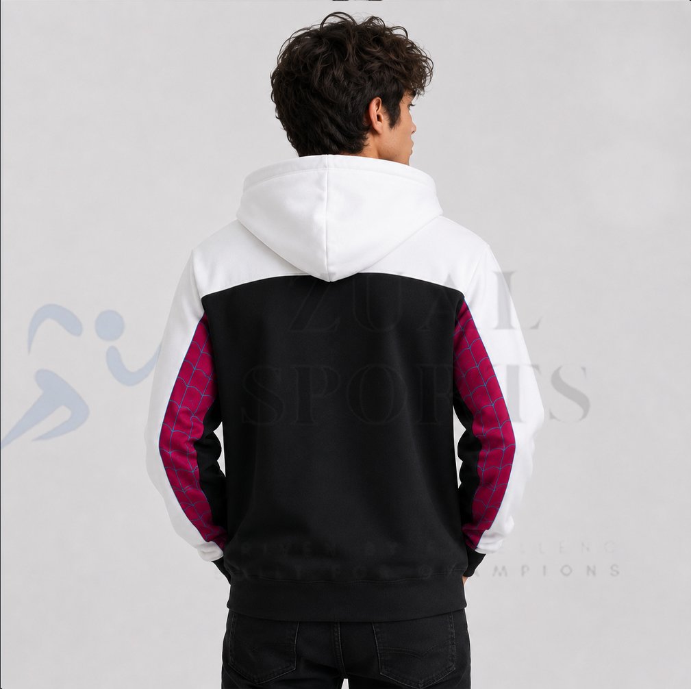 Spider Graphic Zip-Up Hoodie - Image 5