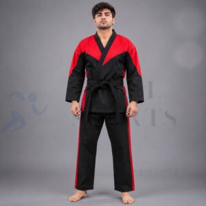 Premium Black & Red Judo Suit