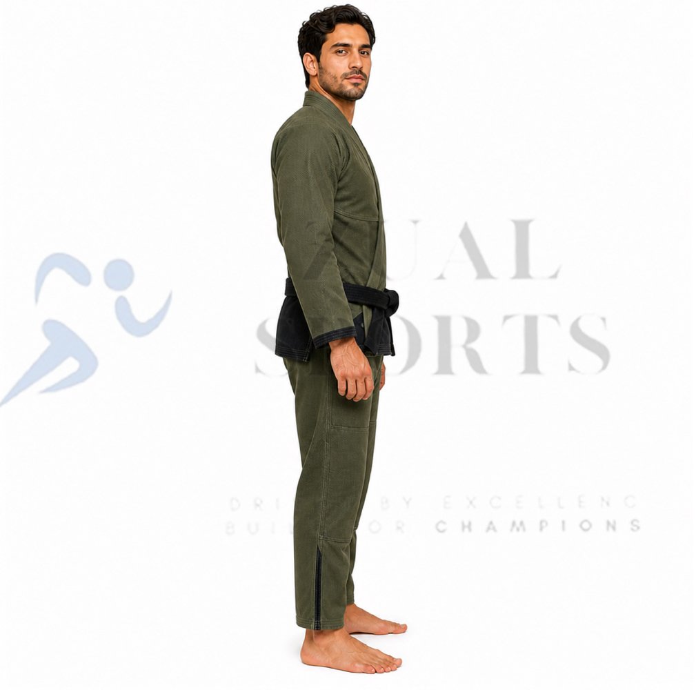Premium Green BJJ Gi - Image 4