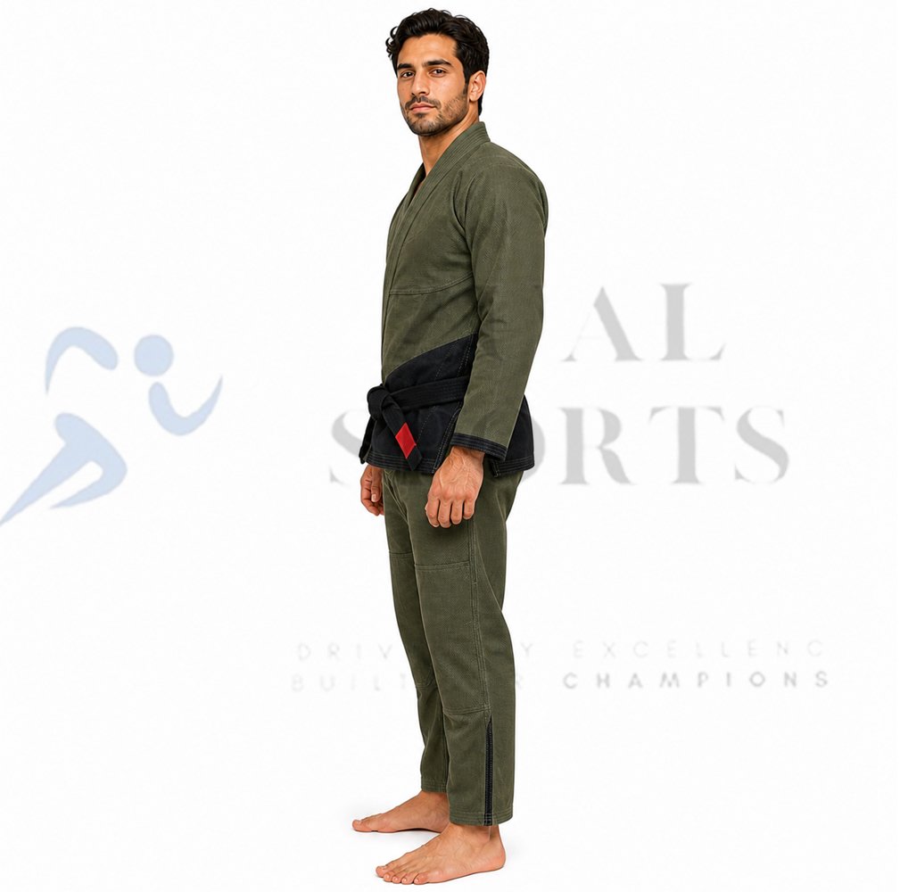 Premium Green BJJ Gi - Image 3